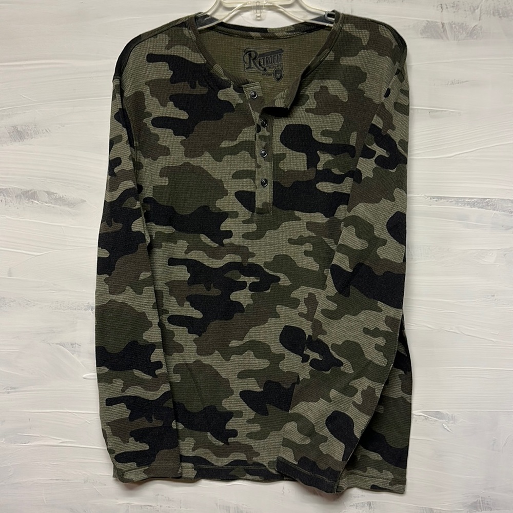 Camo long sleeve thermo type